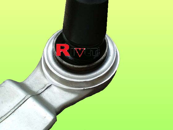 Rolling machine processed automotive sterring ball joint